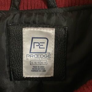 Proedge by Knights Apparel heavy leathered starter jacket